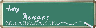 Amy Mengel Visitenkarte